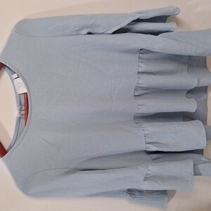 Baby blue top